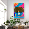 Love Thy Curls Canvas Print