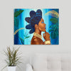 Sapphire Solitude Canvas Print