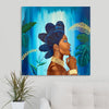 Sapphire Solitude Canvas Print